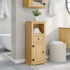 vidaXL Koupelnová skříňka  45x33x110 cm borovicový masiv Náhled obrázku produktu 2