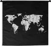 MuchoWow® Wandteppich Wandbehang Weltkarte - Marmor - Produktbild-Vorschau 1