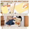 Brotbeutel Bienenwachs 2 Stück, Standboden, Produktbild-Vorschau 4