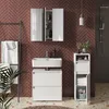 Badmöbel-Set Vicco Majest Weiß Hochglanz 3 Teile, Model Produktbild-Vorschau 11