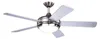 Ventilateur de plafond Ursa Nickel brossé pales Argent & Voir les images du produit 6