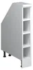 Schuin dak kast Vicco Rion Wit 15 x 81.8 cm met 4 Productafbeelding-voorbeeld 1