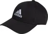 A black Adidas baseball cap is shown against a white background. Voir les images du produit