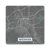 MuchoWow® Mauspad Mousepad Blau - Deutschland - Karte - Produktbild-Vorschau 1