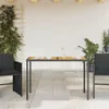 vidaXL Gartentisch mit Akazienholz-Platte 115x54x74 cm Poly Produktbild-Vorschau 3