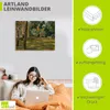 ARTland Leinwandbild Wannseegarten. Größe: 80x60 cm Produktbild-Vorschau 3