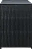 vidaXL Mülltonnenbox für 2 Tonnen Poly Rattan Schwarz Produktbild-Vorschau 6