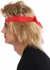 WIG ME UP Perücke 80er Action-Star blond Stirnband Vokuhila Produktbild-Vorschau 3