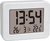 A digital clock displaying the time, date, and temperature. Produktbild-Vorschau