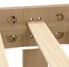 Holzbett 90x200 mit 2 Bettkästen Bett Eiche Braun Weiß Holz Náhled obrázku produktu 9