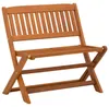 Möbel Kinderbank Braun 61 x 38 x 57 cm Massives Eukalyptus Produktbild-Vorschau 2