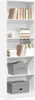 vidaXL Bücherregal Weiß 60 x 24 x 176 cm Holzwerkstoff Produktbild-Vorschau 2