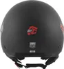FC-Moto Square-RS Jethelm, schwarz matt/rot, L Produktbild-Vorschau 5