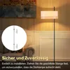 ZMH lampada da terra con interruttore a pedale lampada da Anteprima dell’immagine prodotto 4