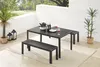 riess-ambiente Moderne Gartenbank DESIGNO 130cm anthrazit Produktbild-Vorschau 2