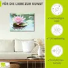 ARTland Leinwandbild Rosa Seerose Größe: 60x45 cm Produktbild-Vorschau 2
