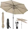 Sekey Sonnenschirm Ø350 cm Marktschirm mit Kurbel, Produktbild-Vorschau 1