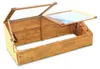 Frühbeet aus braunem Holz, L 116 x T 54 x H 42/19 cm, Produktbild-Vorschau 5