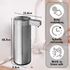 Automatischer Edelstahl-Seifenspender mit Infrarot-Sensor, Produktbild-Vorschau 4