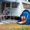 Relaxdays Campingtisch klappbar, Aluminium, MDF, Klapptisch Produktbild-Vorschau 3