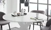Esstisch weiss matt 110x78 cm Big System Rund Stern 110 Produktbild-Vorschau 5