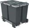 ECOFIL Abfallsammler 8+8+8+8L mit Deckel; vollausziebar; Produktbild-Vorschau 1