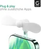 CELLONIC USB C Ventilator für Handy Smartphone Tablet: Produktbild-Vorschau 3