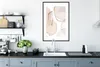Poster mit Rahmen - Aquarell - Punkte - Pastell - 60x90 cm Produktbild-Vorschau 4