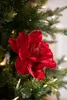 Étoile De Bethléem Sur Plume Poinsettia Renversée Brocart Voir les images du produit 9