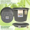 MePla - Pflanzkübel Cylindro ø 60 anthrazit Produktbild-Vorschau 3