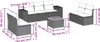 The Living Store 8-tlg. Garten-Sofagarnitur mit Kissen Grau Produktbild-Vorschau 4