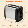 OZAVO Toaster 2-Scheiben-Toaster mit 6 Stufen und Produktbild-Vorschau 5