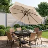 Puluomis Sonnenschirm 3m, Balkonschirm Strandschirm Produktbild-Vorschau 8