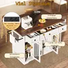 Carrello da cucina Flieks con piano di lavoro estraibile, Anteprima dell’immagine prodotto 5