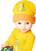 Heless 1135 Puppenkleidung Strickmütze Dino in Größe Produktbild-Vorschau 2
