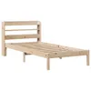 vidaXL Massivholzbett ohne Matratze 90x190 cm Kiefer Produktbild-Vorschau 3