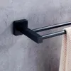 Portasciugamani 50 cm, acciaio inox nero opaco, resistente Anteprima dell’immagine prodotto 11
