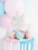 Cake topper Oh Baby / Nascita 17cm legno, naturale Anteprima dell’immagine prodotto 7