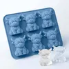 INF 2er-Pack Highland-Kuh Silikon-Eiswürfelformen — 6-fach Produktbild-Vorschau 1