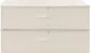 Úložné boxy 2 ks látkové 70x40x18 cm krémové Náhľad obrázku produktu 3