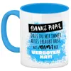 Danke Papa, ... Kaffeebecher Hellblau in blau mit Spruch Produktbild-Vorschau 2