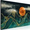 Italienischer Leinwand Leinwandbild - Mountain Calm (1 Produktbild-Vorschau 1