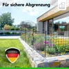 NewHabitat | 15x Teichzaun Steckzaun aus Metall Anthrazit Produktbild-Vorschau 7