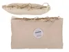 Sofakissen mit 4 Kordel-Schleifen Dekokissen in beige ca. Produktbild-Vorschau 3