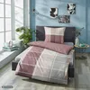 Doppelpack Mikrofaser-Satin Bettwäsche 140 x 200 cm + 70 x Produktbild-Vorschau 5