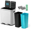 Deleca FreshAura Mülleimer (60l) - Recycling Produktbild-Vorschau 1