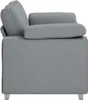 vidaXL Zweisitzer-Sofa Hellgrau 160 cm Stoff Produktbild-Vorschau 6