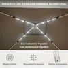 Altana składana Outsunny ok. 3 x 3 m, z oświetleniem LED, 4 Podgląd zdjęcia produktu 4