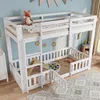 Flieks lit superposé lit d'enfant 90*200cm avec protection Voir les images du produit 4