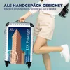MuchoWow® Koffer Handgepäck Trolley Rollkoffer Kleine Produktbild-Vorschau 4